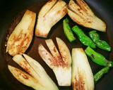パパッと簡単☆焼きナスのししとう添え作り方6写真