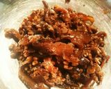 牛肉と椎茸入りの厚焼き玉子作り方1写真