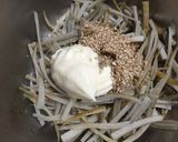 シャキシャキごぼうの胡麻マヨサラダ作り方4写真