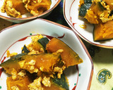簡単15分♡ホクホクかぼちゃひき肉の煮物作り方9写真