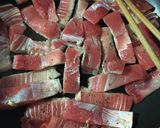 マグロあらのガリバタ醤油ステーキ作り方7写真