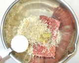 豆腐ひき肉の蒸し物♪茶碗蒸し簡単レンジで作り方3写真