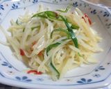 じゃがいもの千切り炒め（炒土豆丝）作り方19写真
