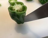 超簡単手間いらずピーマンカット。作り方4写真