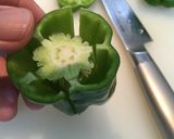 超簡単手間いらずピーマンカット。作り方5写真