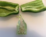 超簡単手間いらずピーマンカット。作り方6写真
