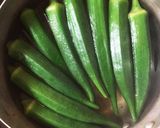 お手軽★オクラでゴマ酢味噌和え〜★作り方4写真