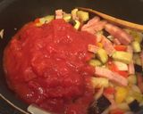 ベーコンとナスのトマトソースパスタ作り方7写真