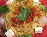 トマトとバジルの冷製パスタ作り方13写真