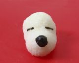 【キャラ弁】スヌーピーが弁当で寝てる♥作り方7写真