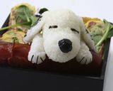 【キャラ弁】スヌーピーが弁当で寝てる♥作り方10写真