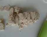 簡単美味しい！中華クラゲと鶏胸肉のサラダ作り方3写真
