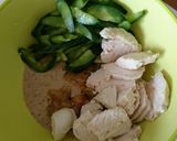 簡単美味しい！中華クラゲと鶏胸肉のサラダ作り方4写真