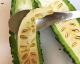 夏にピッタリ！ゴーヤとベーコンの白和え作り方1写真