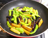 夏☆なすと甘長の甘辛炒め（照り焼き味）作り方5写真