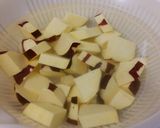 サツマイモのお味噌汁。作り方2写真