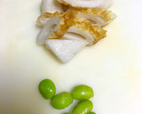 お弁当に♡ちくわと枝豆の一味マヨ炒め★作り方1写真
