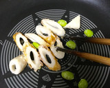 お弁当に♡ちくわと枝豆の一味マヨ炒め★作り方3写真