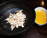 簡単に✨鶏胸肉と揚ナスの&ししとうサラダ作り方3写真