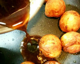 カリカリ揚げたこ焼きの甘辛和え作り方4写真