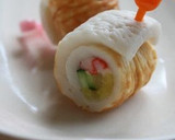 しそ梅キュウのちくわくるくる作り方9写真