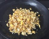 鶏皮焼き飯（ズボラ用）作り方7写真