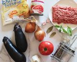 茄子のミートソースグラタン作り方1写真