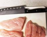【材料これだけ】超簡単むね肉ネギ塩ラー油作り方1写真