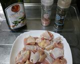 ☆鶏もも肉のオリーブオイル焼き☆作り方2写真