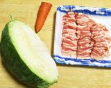 キャベツと豚薄切り肉のトマトソース蒸し煮作り方1写真