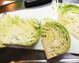 キャベツと豚薄切り肉のトマトソース蒸し煮作り方3写真