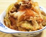キャベツと豚薄切り肉のトマトソース蒸し煮作り方18写真