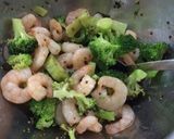 えびブロのハニーマスタード和え作り方1写真