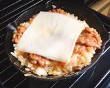 納豆チーズ焼きめし作り方3写真