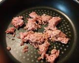 さやいんげんとひき肉の彩り炒め作り方2写真