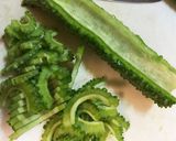 レンジだけ！ゴーヤと鶏胸マヨぽんサラダ作り方3写真