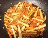 ご飯が進むよ♡大根で韓国風キンピラ♡作り方5写真
