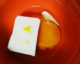 ☆簡単☆パプリカップふわふわ玉子☆朝食に作り方3写真