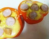 ☆簡単☆パプリカップふわふわ玉子☆朝食に作り方6写真