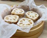 せいろで☆れんこんのはさみ蒸し作り方4写真