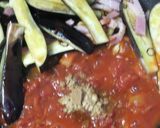 ナスとベーコンのトマトソース・パスタ作り方7写真