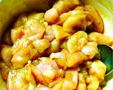 夏野菜のフルーティ甘酢チキン作り方2写真