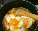たらこあんが旨い！豆腐のたらこあんかけ☆作り方6写真