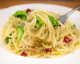 菜の花とちりめんじゃこのパスタ作り方10写真