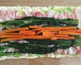 野菜たっぷり♪豚バラとあぶらあげ巻作り方3写真
