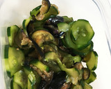 涼しげ〜ナスとキュウリのお漬物！作り方4写真