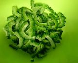 ゴーヤと豚肉の天ぷら☆カレー塩作り方2写真