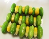 緑色のお弁当に枝豆を♡作り方6写真