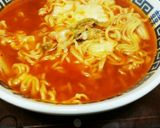 簡単！ズボラ！味噌キムチラーメン～チーズ作り方4写真