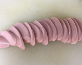 トマトと魚肉ソーセージの卵とじ炒め 簡単作り方1写真